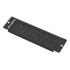 PANEL CEPILLO PASACABLES LANBERG PARA RACK 10 NEGRO