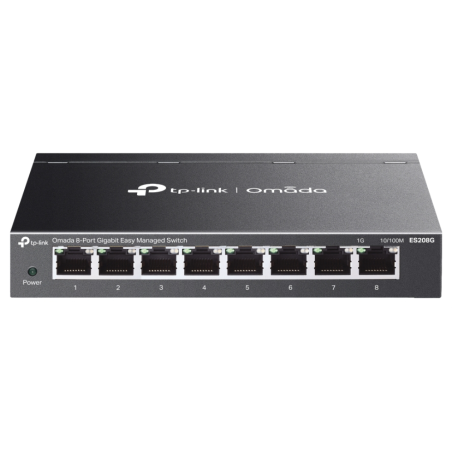 SWITCH OMADA ES208G 8 PORT 6 PORT POE AND 2 PORT POE