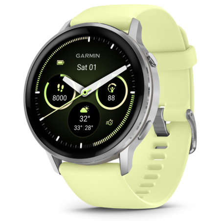 SMARTWATCH GARMIN VENU 4 45 MM BISEL PLATEADO