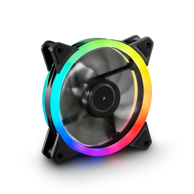 VENTILADOR CAJA SHARKOON SHARK BLADES FAN 120X120X 255 MM RGB LED