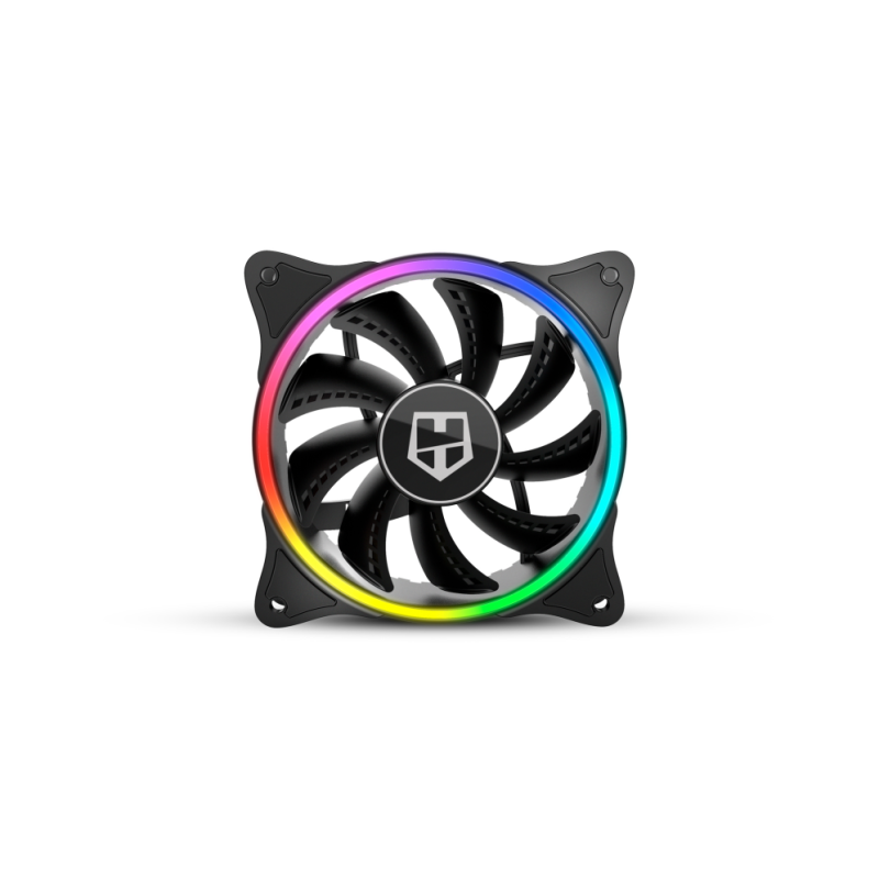 VENTILADOR CAJA NOX HUMMER X FAN ARGB HALO RING FAN