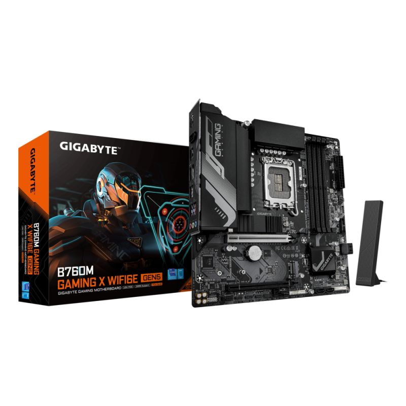 PLACA BASE GIGABYTE B760M G X WF6E 1700 MATX 4XDDR5