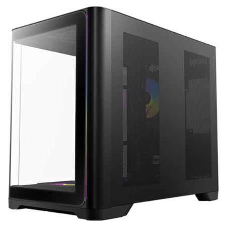 CAJA ANTEC C5 CURVE ARGB ATX NEGRO 3XVENT REV 120 MM 1X120MM 2XUSB SN FUENTE