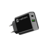 CARGADOR NATEC RIBERA 20W 1XUSB A 1XUSB C PD30 QC30 NEGRO