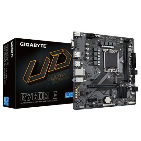 PLACA BASE GIGABYTE B760M E DDR5 7200 MHz