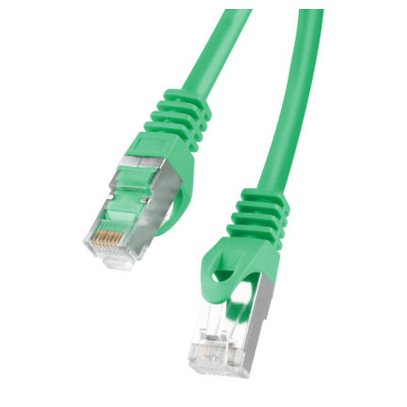 CABLE RED LANBERG LATIGUILLO CAT6 FTP 20M VERDE FLUKE PASSED