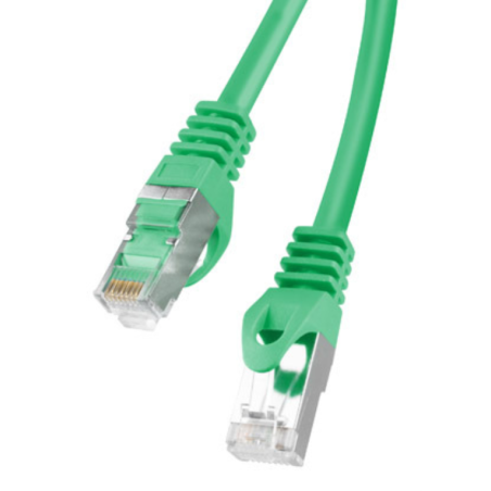 CABLE RED LANBERG LATIGUILLO CAT6 FTP 20M VERDE FLUKE PASSED
