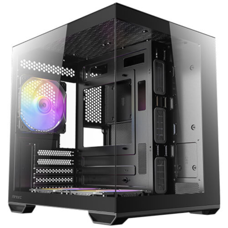 CAJA ANTEC CX60M ARGB MATX NEGRO 2XVENT REV 120 MM 1X120MM 2XUSB SN FUENTE