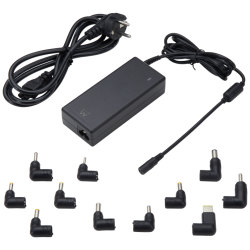 EWENT CARGADOR AUTOMATICO UNIVERSAL NOTEBOOK 90W CON 11 PUNTAS