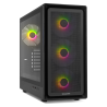 CAJA NOX SEMITORRE HYPERFLOW HUMMER AERO ARGB NEGRO USB 30 TYPE C