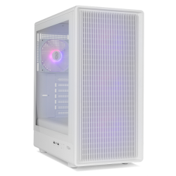 CAJA NOX SEMITORRE MESH INFINITY IOTA ARGB BLANCA USB 30