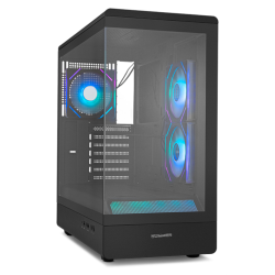 CAJA NOX SEMITORRE FRAMELESS HUMMER SIGNAL ARGB NEGRO USB TYPE C