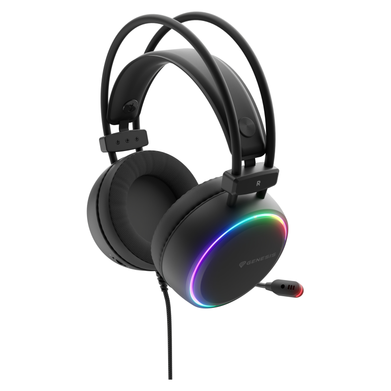 AURICULARES GAMING GENESIS NEON 613 G2 20 RGB NEGRO