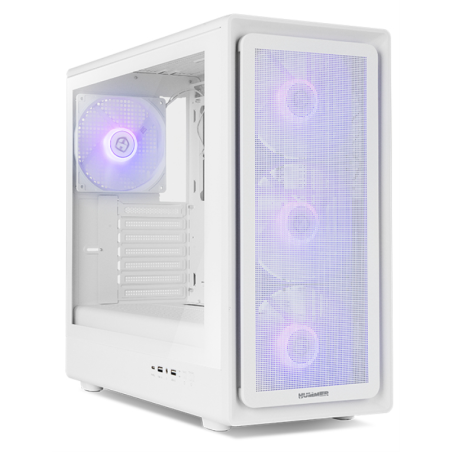 CAJA NOX SEMITORRE HYPERFLOW HUMMER AERO ARGB BLANCA USB 30 TYPE C