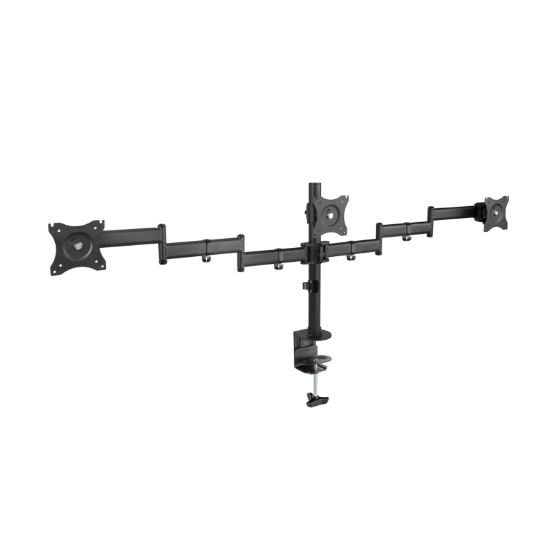 SOPORTE MESA TOOQ DB1327TN B 3 PANTALLAS 13 27