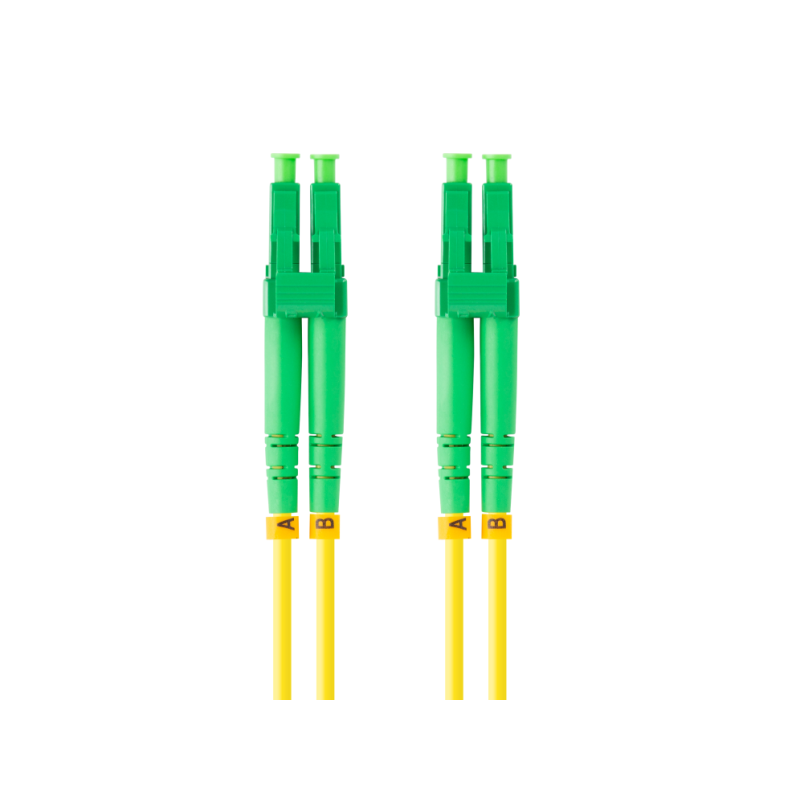 CABLE DE FIBRAOPTICA LANBERG 2M MONO LC APC LC UPC DUPLEX G657A1 LSZH AMARILL