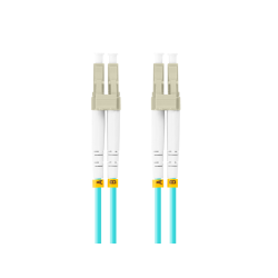 CABLE DE FIBRAOPTICA LANBERG 3M MULTI LC UPC LC UPC DUPLEX OM3 50 125 LSZH AZUL