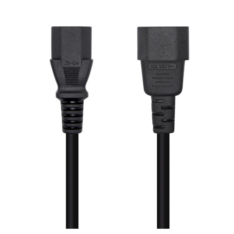 CABLE AISENS ALIMENTACION CPU C13 H C14 M NEGRO 3mts
