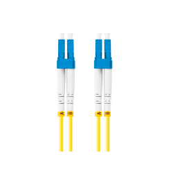 CABLE DE FIBRAOPTICA LANBERG 1M MONO LC UPC LC UPC DUPLEX G657A1 LSZH AMARILL