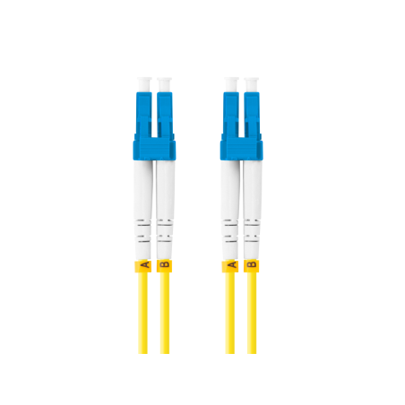 CABLE DE FIBRAOPTICA LANBERG 1M MONO LC UPC LC UPC DUPLEX G657A1 LSZH AMARILL