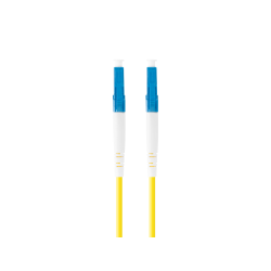CABLE DE FIBRAOPTICA LANBERG 1M MONO LC UPC LC UPC SIMPLEX G657A1 LSZH AMARILL