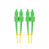 CABLE DE FIBRAOPTICA LANBERG 2M MONO SC APC SC APC DUPLEX G657A1 LSZH AMARILL