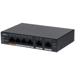 SWITCH IT DAHUA DH CS4006 4GT 60 GIGABIT SWITCH WITH 4 PORT POE