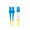 CABLE DE FIBRAOPTICA LANBERG 2M MONO SC UPC LC UPC DUPLEX G657A1 LSZH AMARILL