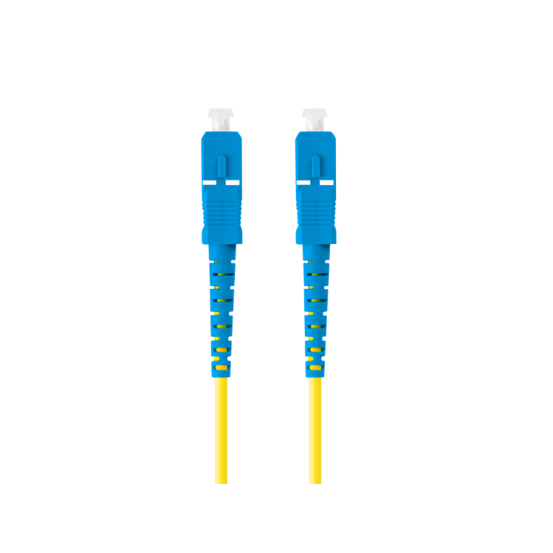 CABLE DE FIBRAOPTICA LANBERG 2M MONO SC UPC SC UPC SIMPLEX G657A1 LSZH AMARILL