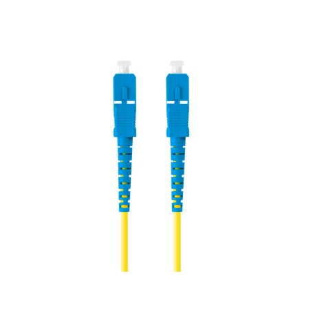 CABLE DE FIBRAOPTICA LANBERG 2M MONO SC UPC SC UPC SIMPLEX G657A1 LSZH AMARILL