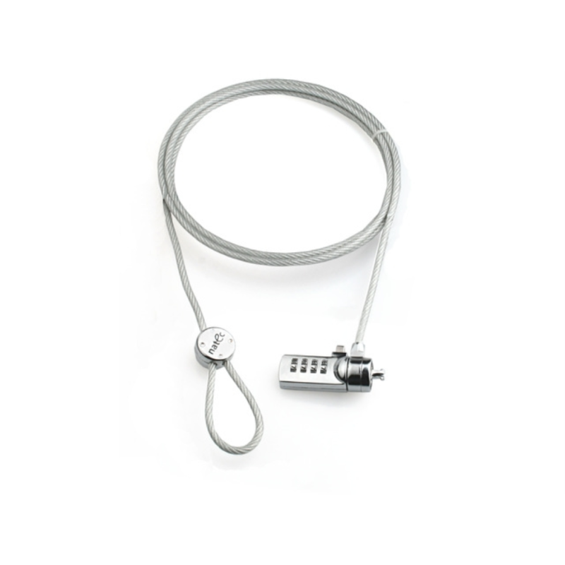 CABLE SEGURIDAD NATEC LOBSTER 18 M PARA PORTATIL CON CODIGO