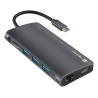HUB USB C 8 IN 1 NATEC FOWLER 2 3X USB 30 HUB HDMI 4K USB C