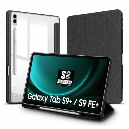 FUNDA TABLET SUBBLIM SAMSUNG S9 S9 FE124 NEGRO