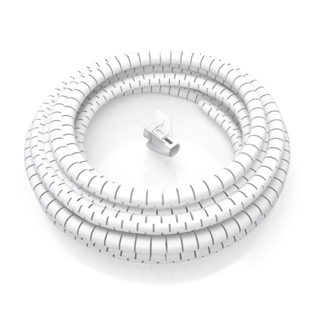 ORGANIZADOR CABLE AISENS EN ESPIRAL 25MM BLANCO 30M