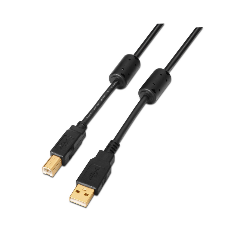 CABLE IMPRESORA AISENS USB 20 ALTA CALIDAD FERRITA A M B M 50M