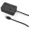HUB USB NOX CON LECTOR TARJETAS ONE COMPLETE USB 3