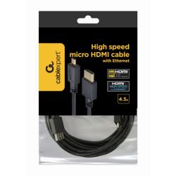Cable HDMI Micro HDMI M M 45mGold