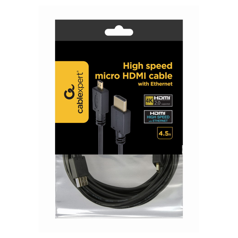 Cable HDMI Micro HDMI M M 45mGold