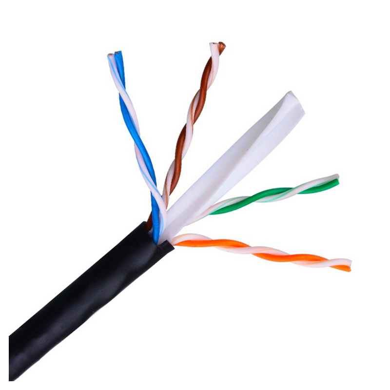 BOBINA CABLE RED AISENS EXTERIOR IMPERMEABLE RJ45 CAT6 UTP 305M RIGIDO AWG24