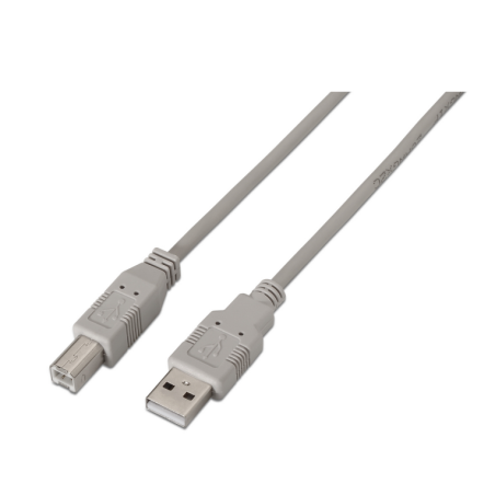 CABLE IMPRESORA AISENS USB 20 TIPO A M B M BEIGE 45M