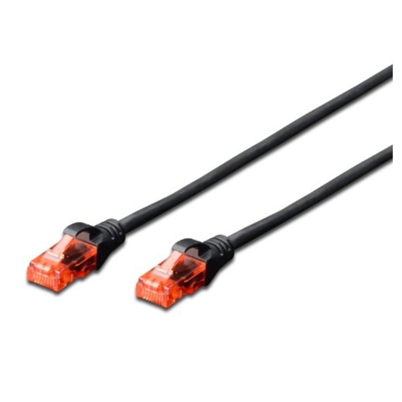 CABLE RED EWENT CAT 6 U UTP 2M NEGRO