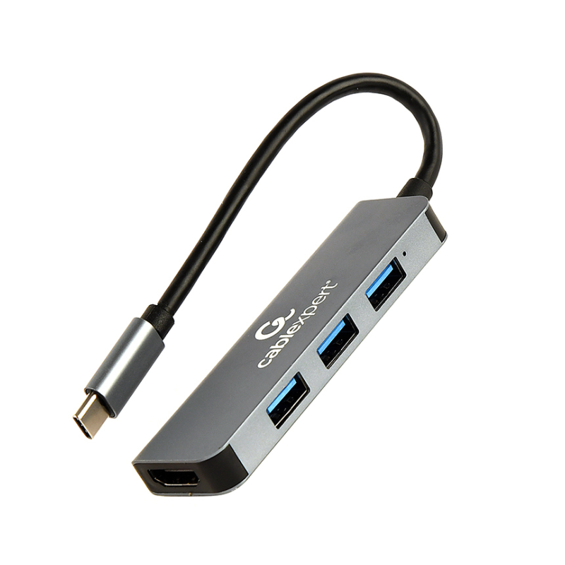 ADAPTADOR MULTIPUERTO GEMBIRD USB TIPO C 2 EN 1 HUB HDMI
