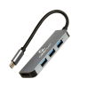 ADAPTADOR MULTIPUERTO GEMBIRD USB TIPO C 2 EN 1 HUB HDMI
