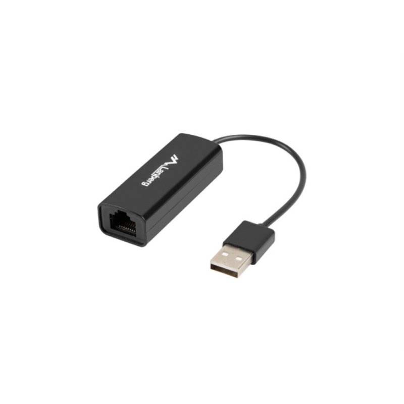 ADAPTADOR USB LANBERG 20 ETHERNET RJ45 100 MB