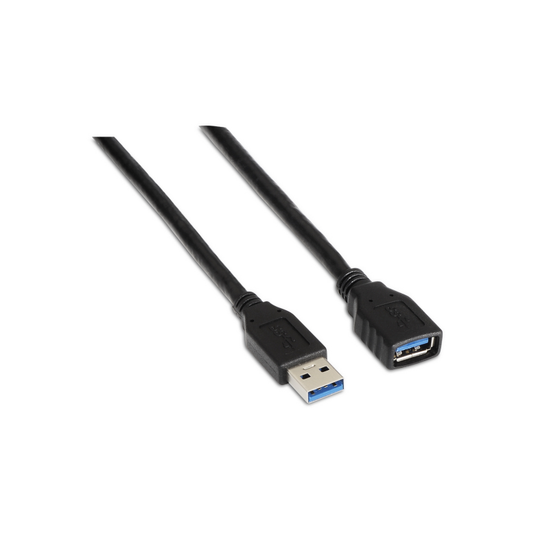 CABLE USB 30 AISENS TIPO A M A H NEGRO 10M