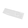 TECLADO NATEC NAUTILUS SLIM LAYOUT 106 TECLAS BLANCO