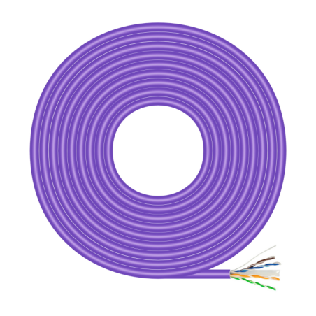 BOBINA CABLE RED AISENS RJ45 LSZH CAT6 UTP RIGIDO CCA 500M