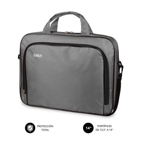 MALETIN SUBBLIM OXFORD LAPTOP BAG 133 14 GREY