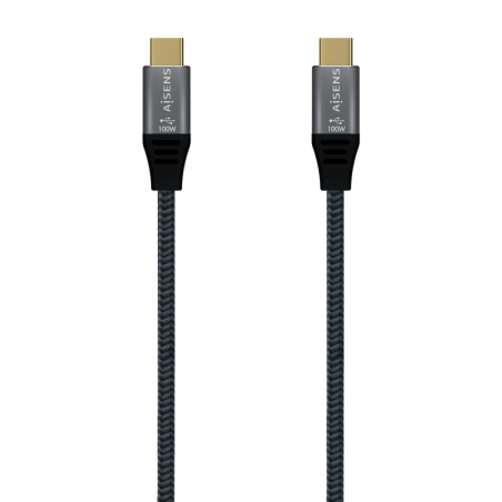 CABLE AISENS USB 32 GEN2x2 ALU 20GBPS 8K30HZ 5A 100W USB C 10M