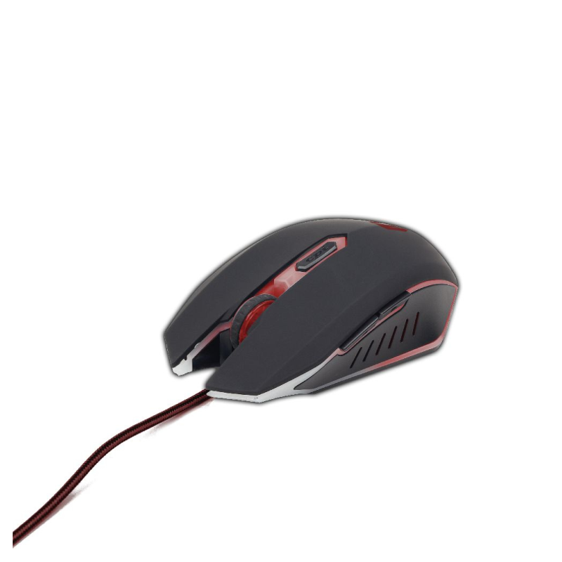 RATON GAMING GEMBIRD USB NEGRO ROJO